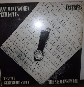 Many Many Women Petr Kotik PROMO edition excerpts 33RPM   022017RECLLE - Bild 1 von 1