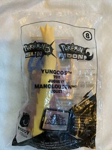 McDonalds Happy Meal Spielzeug #8 Yungoos mit Karte 2017 Pokémon Sonne Mond Neu in Verpackung - Bild 1 von 3