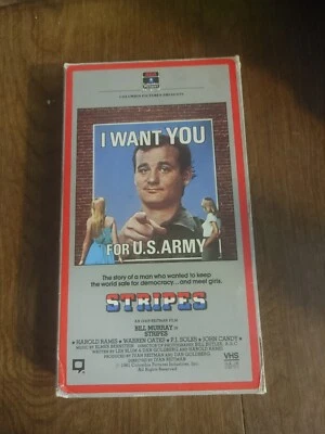 Stripes VHS Bill Murray I Want You For US Army 1981 - Image 1 of 4