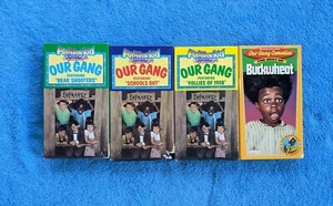 OUR GANG 4 VHS Tape Lot Vol. 1-3 Best Of Buckwheat B&W - Bild 1 von 3