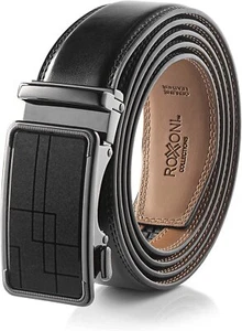 Cinturones de cuero genuino Pupeez para hombre con hebilla automática ajustable - Imagen 1 de 21