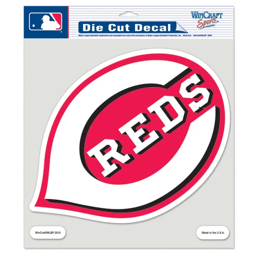 CINCINNATI REDS "REDS" 8"X8" COLOR DIE CUT DECAL BRAND NEW WINCRAFT 👀 - Image 1 of 1
