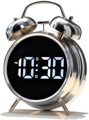 Extra Loud Alarm Clock for Heavy Sleepers Adults, Teens,Kids,Cute Retro Metal A - Image 1 of 4