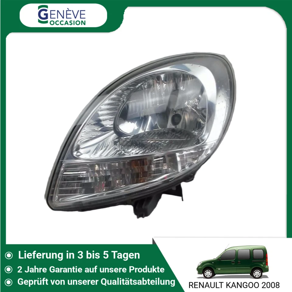 🇩🇪 LINKER SCHEINWERFER ➤ RENAULT KANGOO EXPRESS 03-10 260603883R ♻️ - Bild 1 von 2