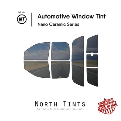 Película de tinte de ventana precortada nano cerámica para Dodge Ram 2002-2008 4 puertas cabina y media Foto 1 de 4