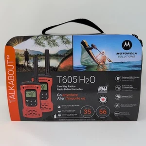 Motorola TALKABOUT T605 H2o TWO-WAY Radios w/Bag - Zdjęcie 1 z 6