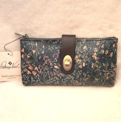 Cartera Muñequera Patricia Nash Annesley Tuscan Fields NUEVA CON ETIQUETAS PRECIO DE VENTA SUGERIDO POR EL FABRICANTE $129 Foto 1 de 4