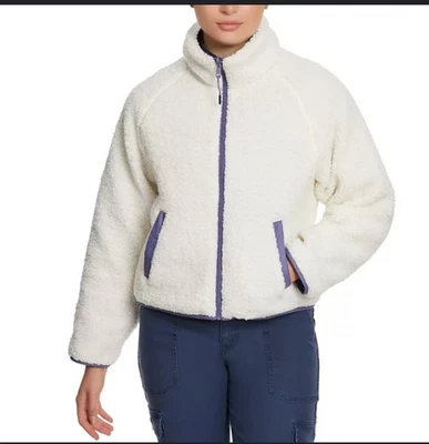 BASS OUTDOOR WOMEN'S REVERSIBLE ZIP FRONT GARDENIA/HERON SIZE M/L/XL NWT $89#262 - Image 1 of 4