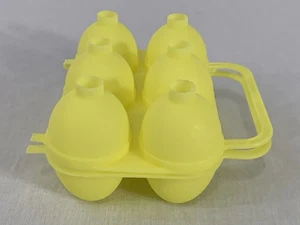 JELL-O Vintage 6 Egg Gelatin Easter Jello Jiggler Shots Holiday Mold YELLOW - Picture 1 of 5
