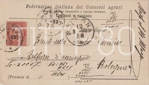 PIACENZA - FEDERAZIONE ITALIANA DEI CONSORZI AGRARI 1893 - Picture 1 of 1