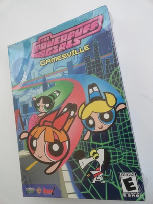 Powerpuff Girls: Gamesville (PC, 2002) RETRO PC GAME CD-ROM NEW SEALED - Image 1 of 4
