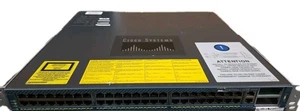 CISCO WS-C4948-10GE-S SWITCH MIT RACK-OHREN  - Bild 1 von 4