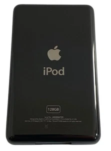 Black Back Plate Apple iPod Classic 6th 7th Housing Rear Thin Cover 128GB Rear - Picture 1 of 1