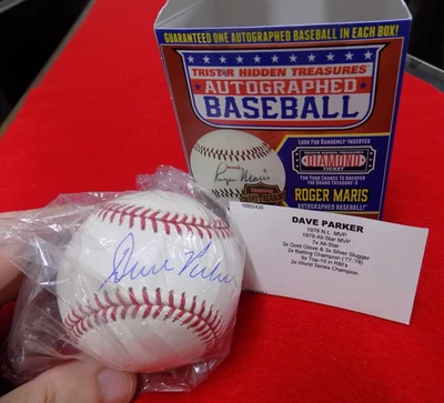 DAVE PARKER AUTOGRAPHED MLB BASEBALL PITTSBURGH PIRATES HOF TRISTAR HOLOGRAM - Image 1 of 4