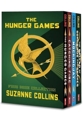 Hunger Games 4-Book Paperback Box Set By Suzanne Collins-New W Plastic Wrap - Image 1 of 4