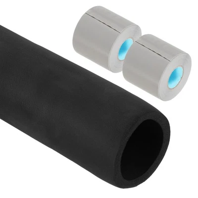 UXCELL 2-3/8"(60mm)x6Ft Pipe Insulation Foam Tube Pipe Cover Roll Tubing with Wrapping