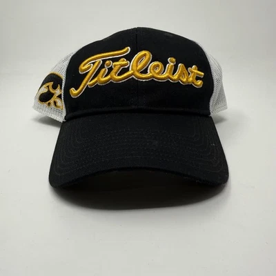 Gorra Iowa Hawkeyes espalda a presión para hombre talla única negra blanca NCAA camionero universitario Foto 1 de 4