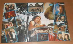 Affiche Metallica en concert 2 faces originale 32x21,5 GRAND - Photo 1/2