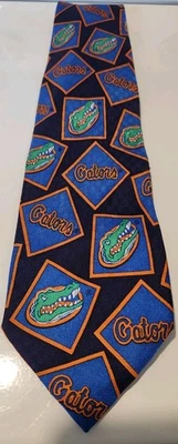 Corbata de seda Florida Gators para hombre por fusión izquierda Foto 1 de 4