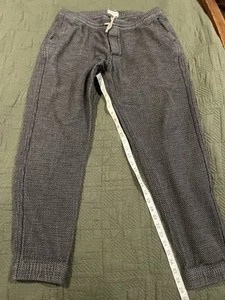 Pantalones Taylor Stitch Apres Para Hombre Grandes Gris Joggers Algodón Orgánico Tejido Cordón - Imagen 1 de 9