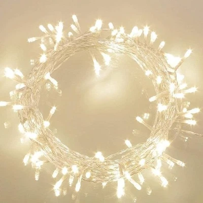 Koopower Battery Fairy Lights  100 LED Warm White Waterproof Outdoor Indoor-Xmas - Image 1 of 4