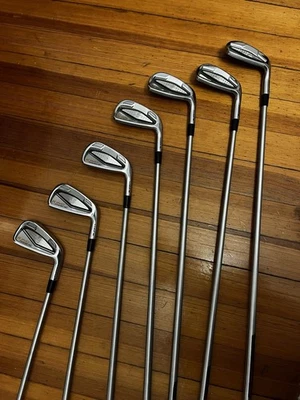 Cobra King Forged TEC Iron Set 4-PW, KBS Tour Stiff, Mid Size Grips, RH - Image 1 of 4