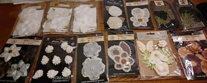 Nuevo Lote 13 Paquetes Prima Marketing Hecho a Mano Papel Flores Retirado 2013 2015 2015 - Imagen 1 de 15
