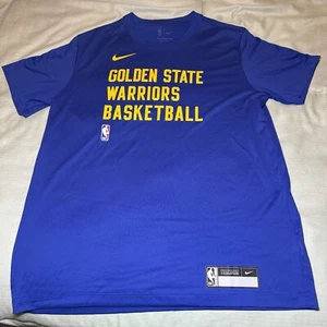 Golden State Warriors Logo Print Training Sport Crew Neck T-Shirt XL FJ0207-495 - Picture 1 of 6