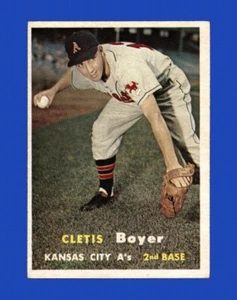1957 Topps Set-Break #121 Clete Boyer RC EX-EXMINT *GMCARDS* - Picture 1 of 2