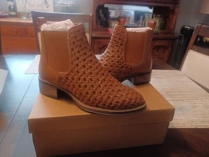 Salt + Umber Assymetrical Slide Boots (Julio) women's size us. 7, EU 37 - Picture 1 of 11