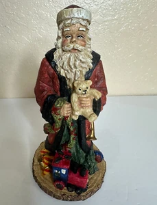 Old World Santa Claus Figurine With Toys - Very Detailed - 10” Tall - Picture 1 of 8