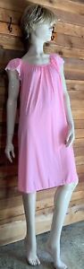 SILK ESSENCE by MISS ELAINE PINK SIZE SMALL NIGHTGOWN   #11725