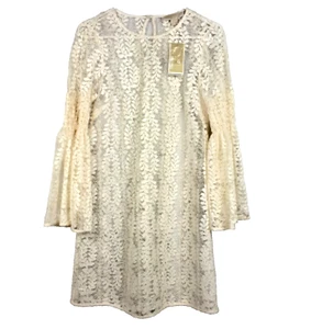 MICHAEL MICHAEL KORS Lace Dress Sz S Babydoll Boho Crochet - Picture 1 of 23