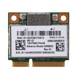 AR5B22 2.4/5GHz Dual Band Wifi Card 802.11Ac Bluetooth 4.0 Wireless WLAN Card fo - Afbeelding 1 van 8