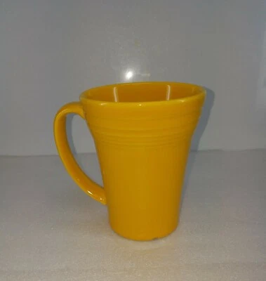 LATTE bistro MUG CUP daffodil yellow FIESTA WARE 18 OZ new