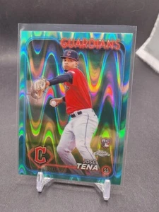 JOSE TENA 2024 Topps Chrome Aqua Raywave Refractor SP /199 GUARDIANS - Picture 1 of 2