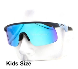 Oakley Youth Fit Sunglasses OJ9010-1623 Resistor XS Blue Steel Mirror Kids Size - Picture 1 of 11