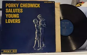 PORKY CHEDWICK Salutes Young Lovers DOO WOP LP The Atlantics G-CLEFS Capris HEAR - Picture 1 of 8