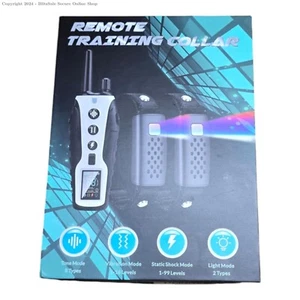 2 Hunde Schockhalsband Trainingsset - Wasserdicht, Wiederaufladbar, Blinkendes Nachtlicht - Bild 1 von 10