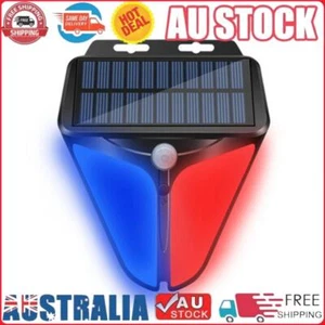 Alarm Light Wireless Solar Powered LED Strobe Motion Sensor Anti Theft Lamp - Picture 1 of 5
