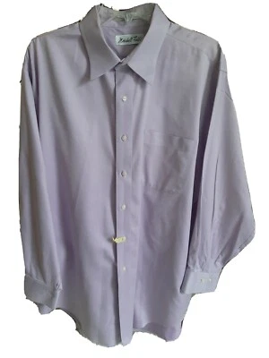 Camisa de vestir Marshall Field's de algodón resistente a las manchas de los 80 de sarga de dos capas para hombre de colección Foto 1 de 4