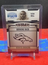 2005 Gridiron Gear Performers Platinum Holofoil #P-1 Tatum Bell 11/25 NFL