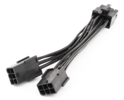 EVGA PCI-Express Video Card Power Adapter Dual 6 PIN to 8 PIN W000-00-000143 - Image 1 of 4