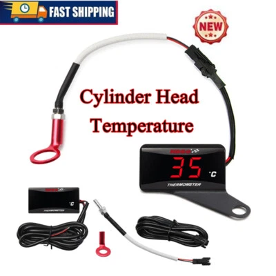 NORXI KOSO cylinder head temperature gauge For nmax cb500x Adapter Scooter red color