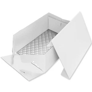 PME BCO895 Oblong Cake Baking Box & Support Card Board 381 x278mm 15" x x 11"... - Picture 1 of 7