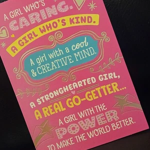 Birthday Card . Girl . Kid . w/ Envelope . Hallmark - Picture 1 of 4
