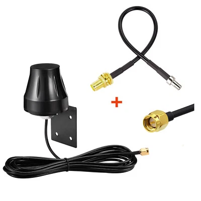 4G LTE Outdoor Fixed Mount Antenna SMA& TS9  for Huawei R210 E589 Mobile Hotspot - Image 1 of 4