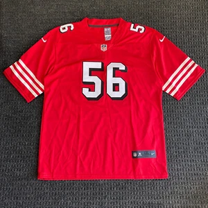 San Francisco SF 49ers Jersey Kwon Alexander 56 XXL Nike On Field Red STITCHED - Picture 1 of 9