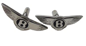 Silver Bentley cufflinks - Picture 1 of 4
