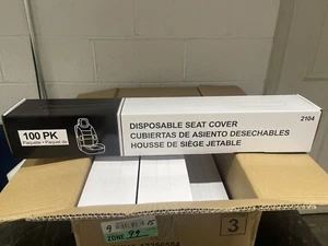 Disposable Transparent Seat cover Advance Auto Parts Protector Clear (6) 100 Pk - Picture 1 of 9